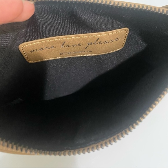 BCBGeneration The Starstruck Clutch Camel Studded Faux Leather - Picture 4 of 7